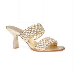 Michael Kors Amelia Metallic Braided Mules